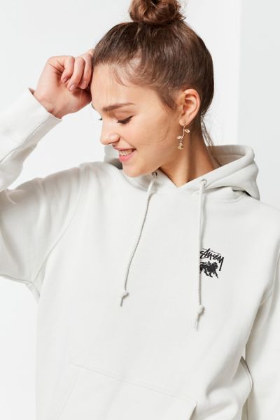 stussy lion hoodie