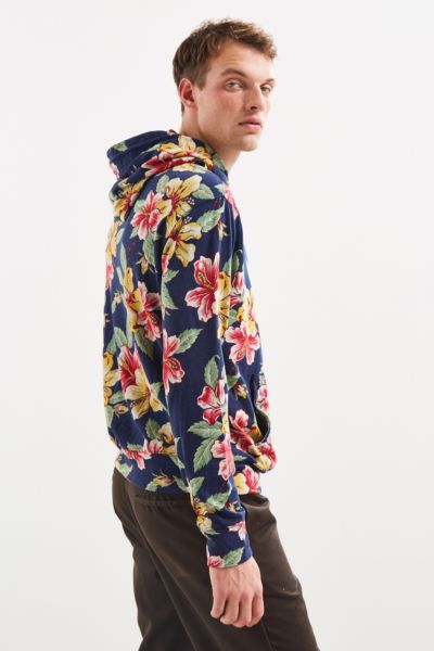 polo floral hoodie