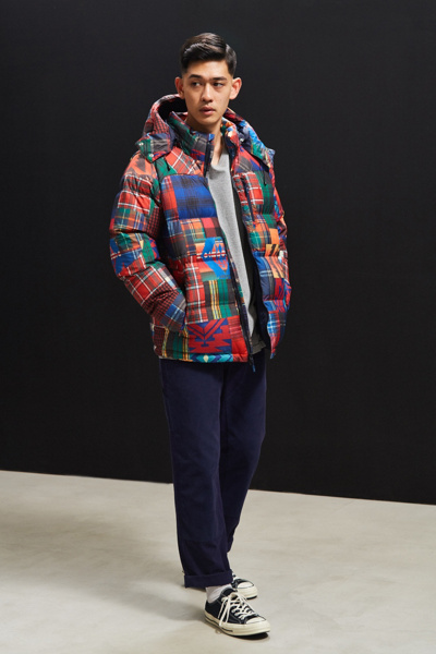 ralph lauren patchwork down jacket