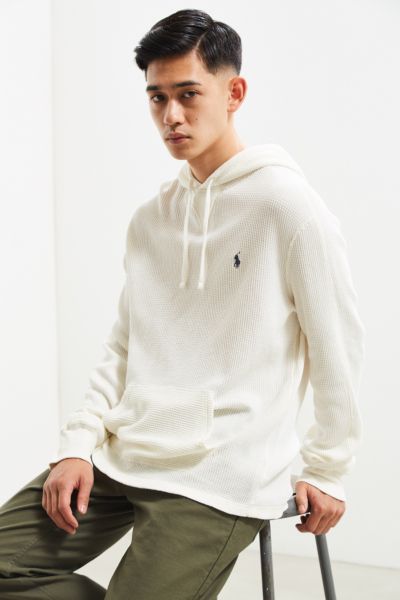 ralph lauren waffle hoodie