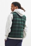 Urban Plaid Utility Vest