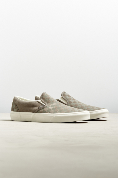 vans embossed checkerboard slip on