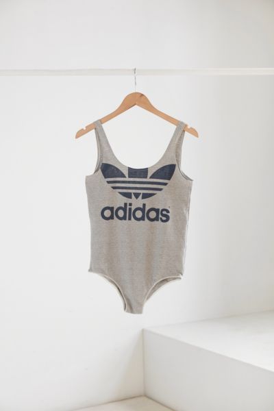 grey adidas bodysuit