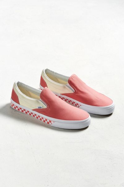 vans slip on sidewall checkerboard