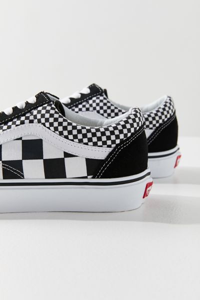 vans old skool mix checkerboard womens