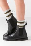 flora smooth leather buckle chelsea boots