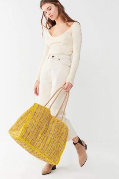 large woven tote