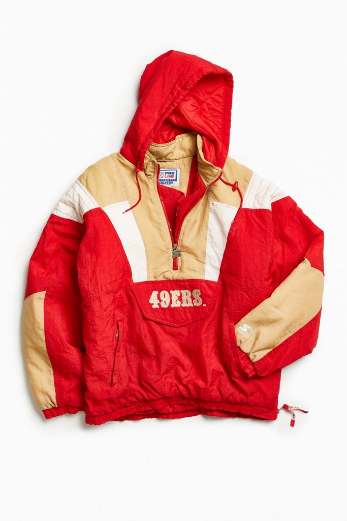 Vintage Starter San Francisco 49ers Anorak Jacket | Urban Outfitters