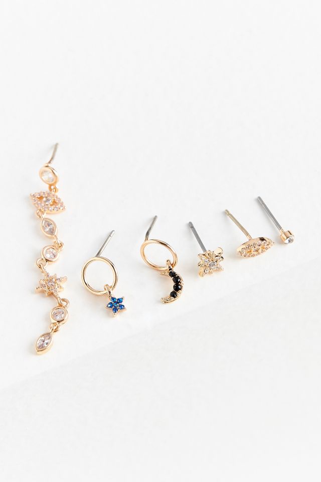Celestial Post Earring Set | Urban Outfitters