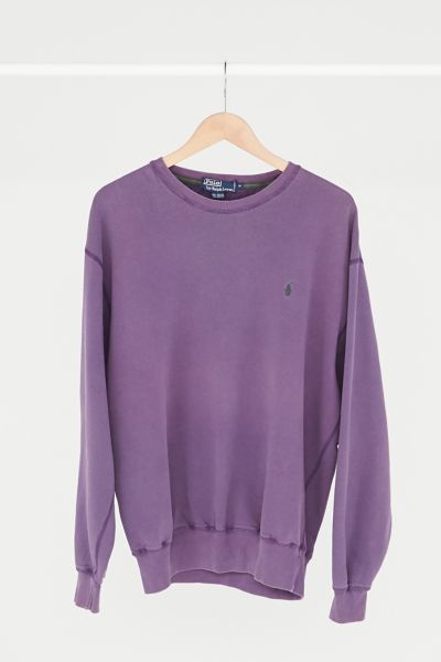 purple polo sweatshirt