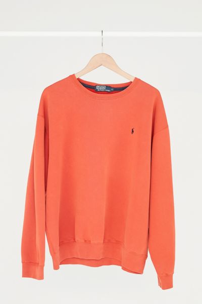 ralph lauren orange sweatshirt