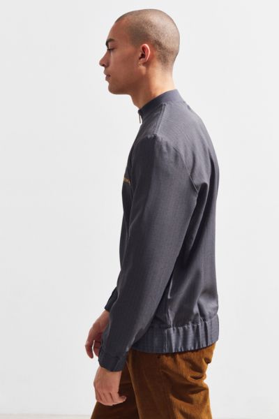 puma x han kjobenhavn pinstripe quarter zip sweatshirt