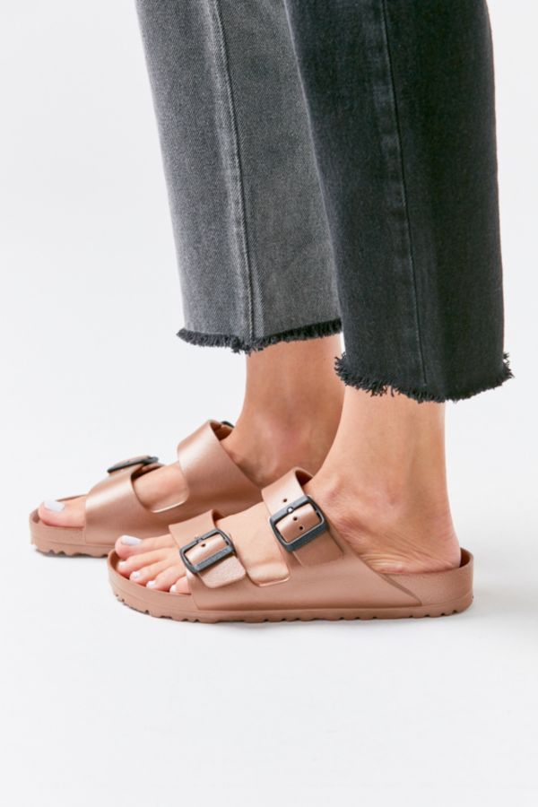 birkenstock women's arizona essentials eva sandals turquoise