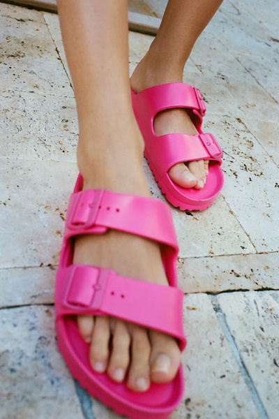 pink jelly birkenstocks
