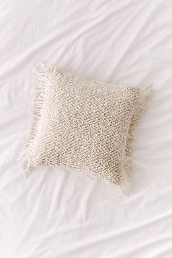 Woven Looped Pillow Urban Outfitters