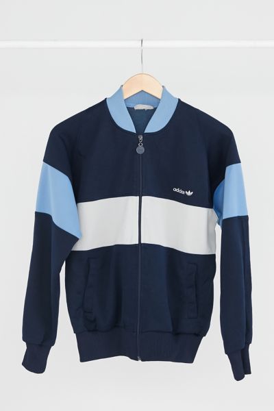 adidas navy blue track jacket
