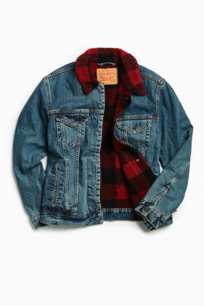 levis sherpa jacket urban outfitters