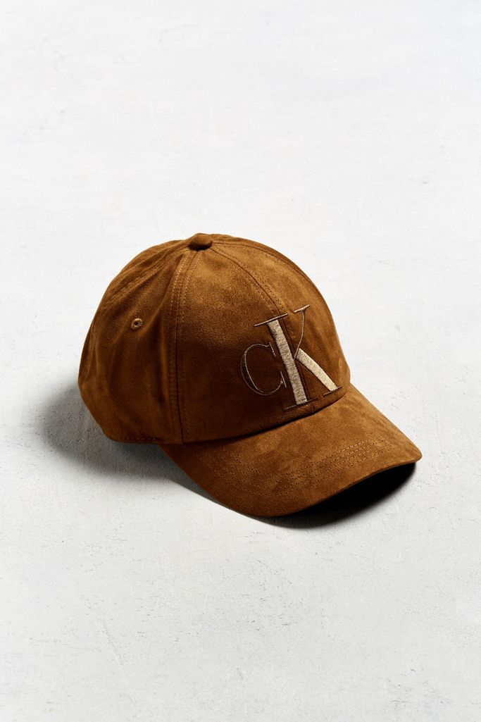Calvin Klein Tonal Suede Baseball Hat Urban Outfitters