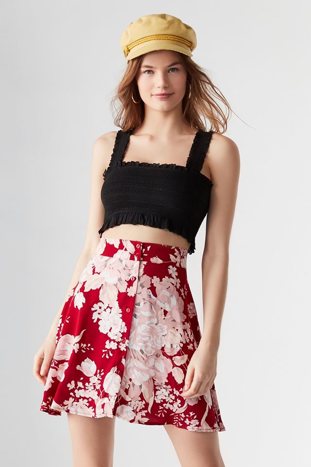 Rolla’s X UO Flouce Button-Down Skirt | Urban Outfitters