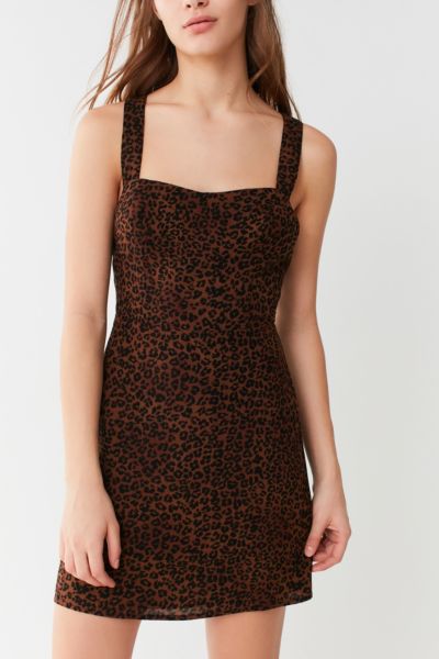 urban outfitters cheetah dress