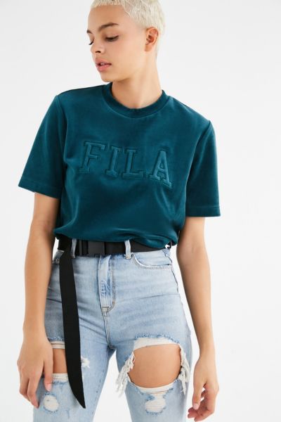 fila velour shirt