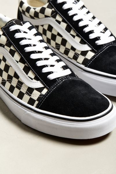 mens checkered vans old skool
