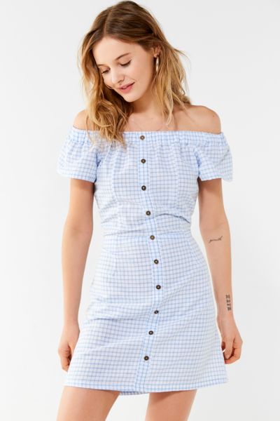 lou lou plaid midi dress