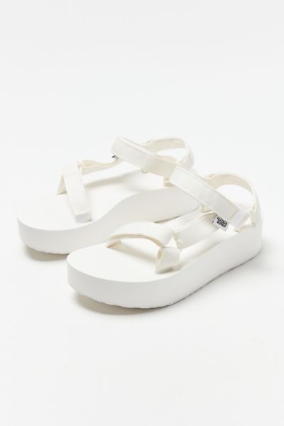 platform tevas white