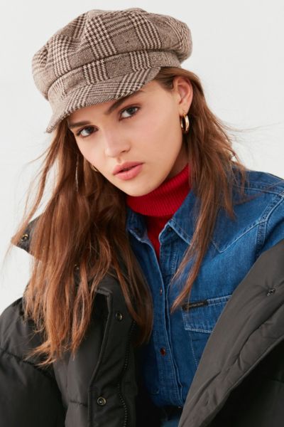 knitted baker boy hat