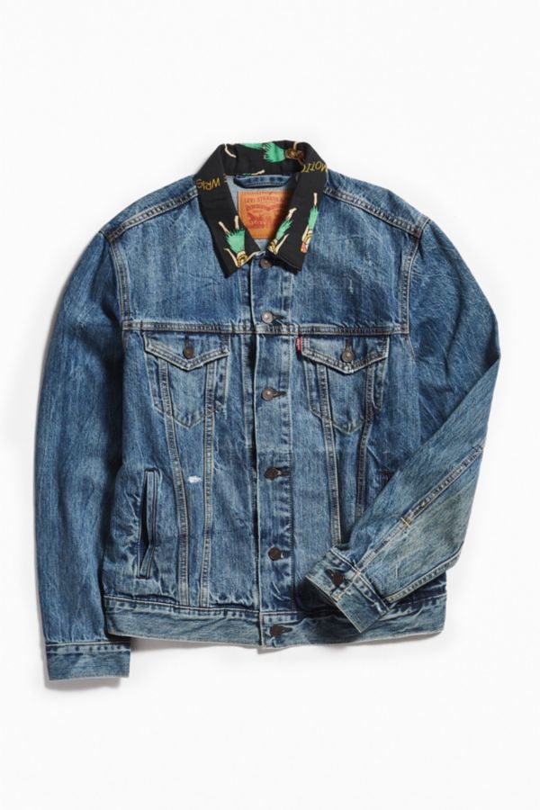 Levi’s Hula Collar Denim Trucker Jacket | Urban Outfitters