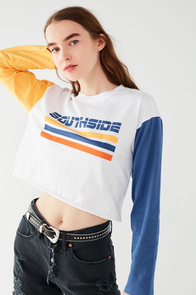 Southside Colorblock Long Sleeve Tee | Urban Outfitters