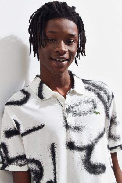 lacoste graffiti polo