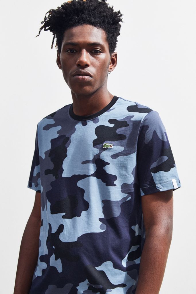 lacoste camo t shirt