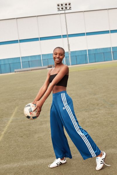 adidas satin track pants