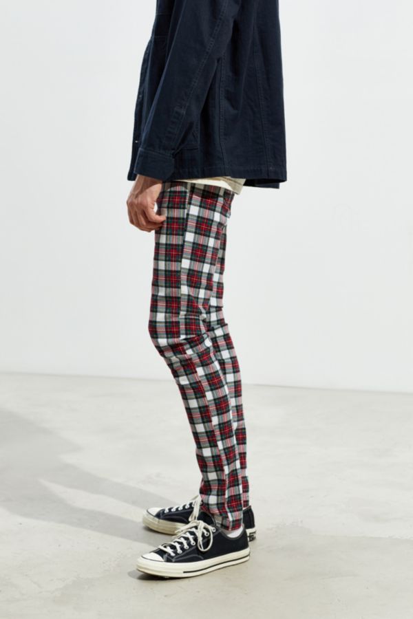 Uo Tartan Skinny Pants Urban Outfitters