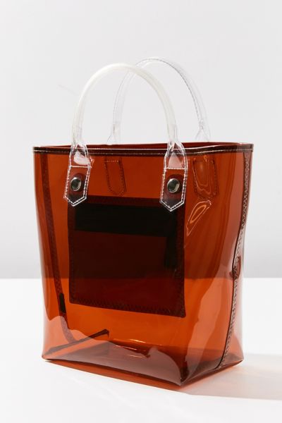 clear mini tote bag