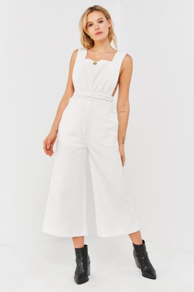 urban outfitters white jumpsuit