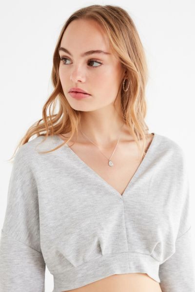 urban outfitters out from under cropped hoodie