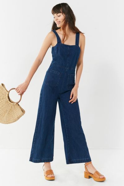 urban outfitters denim jumpsuit