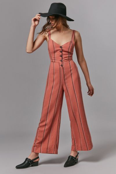 button back jumpsuit