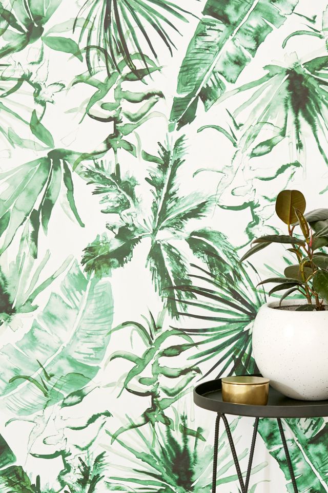 Expressive Palms Removable Wallpaper Urban Outfitters