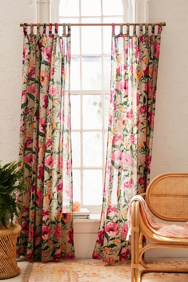 Poppy Window Curtain 066 b