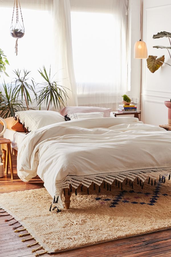 Aura Hammock Fringe Duvet Cover Urban Outfitters