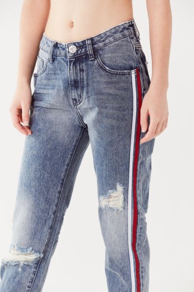 one stripe jeans