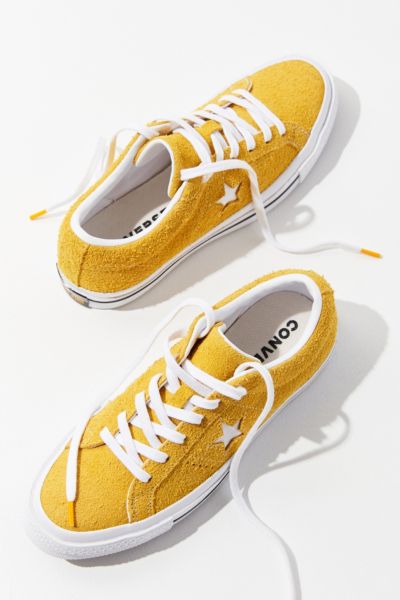converse one star pro suede yellow