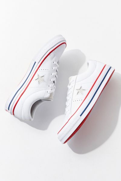 one star leather converse