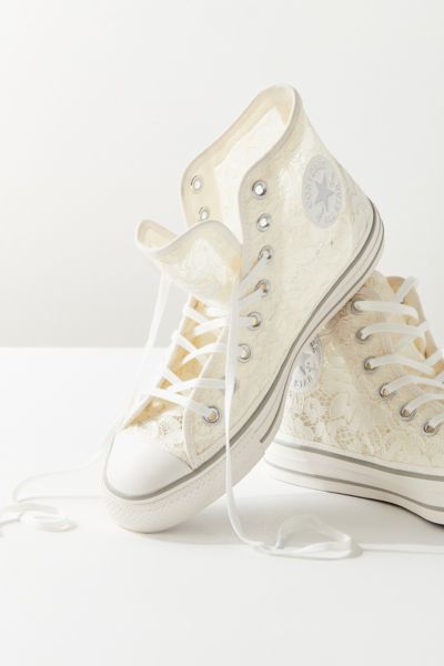chuck taylor flower lace
