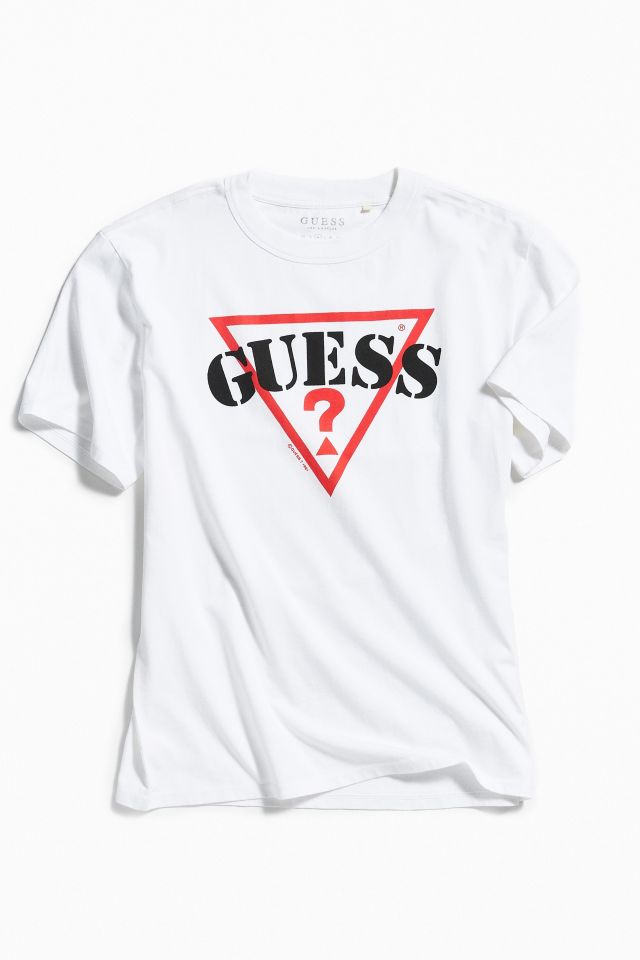 GUESS Oversized Stencil Logo Tee | Urban Outfitters