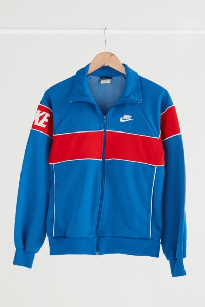 red and blue nike jacket