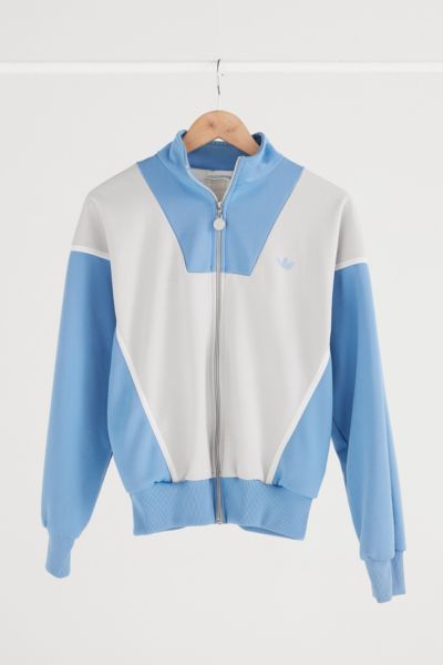 light blue adidas track jacket